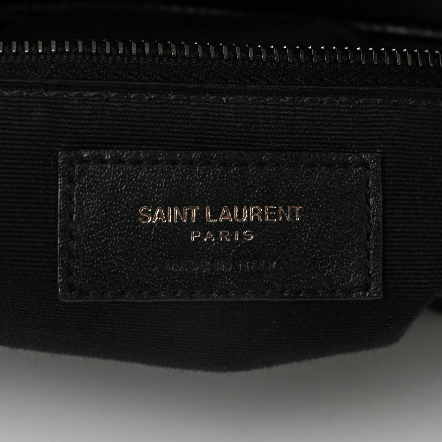 Saint Laurent Lambskin Quilted Monogram Monochrome Small Loulou Puffer Chain Satchel Black 6 of 11
