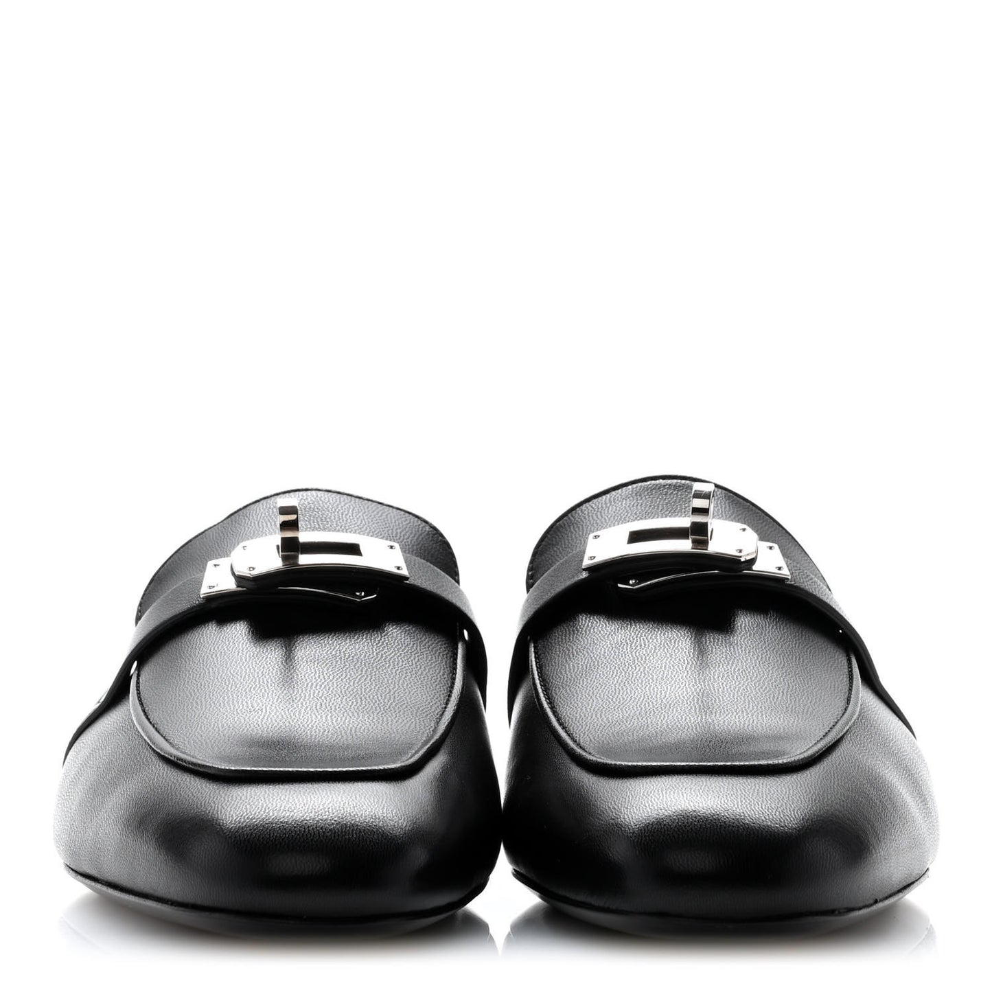Calfskin Oz Mules 39 Black