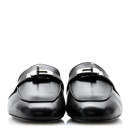 Hermes Calfskin Oz Mules 39 Black 2 of 9
