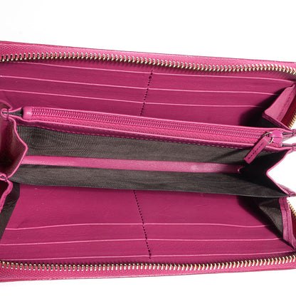 Gucci Patent Soho Zip Around Wallet Bright Bougainvillea 5 of 7