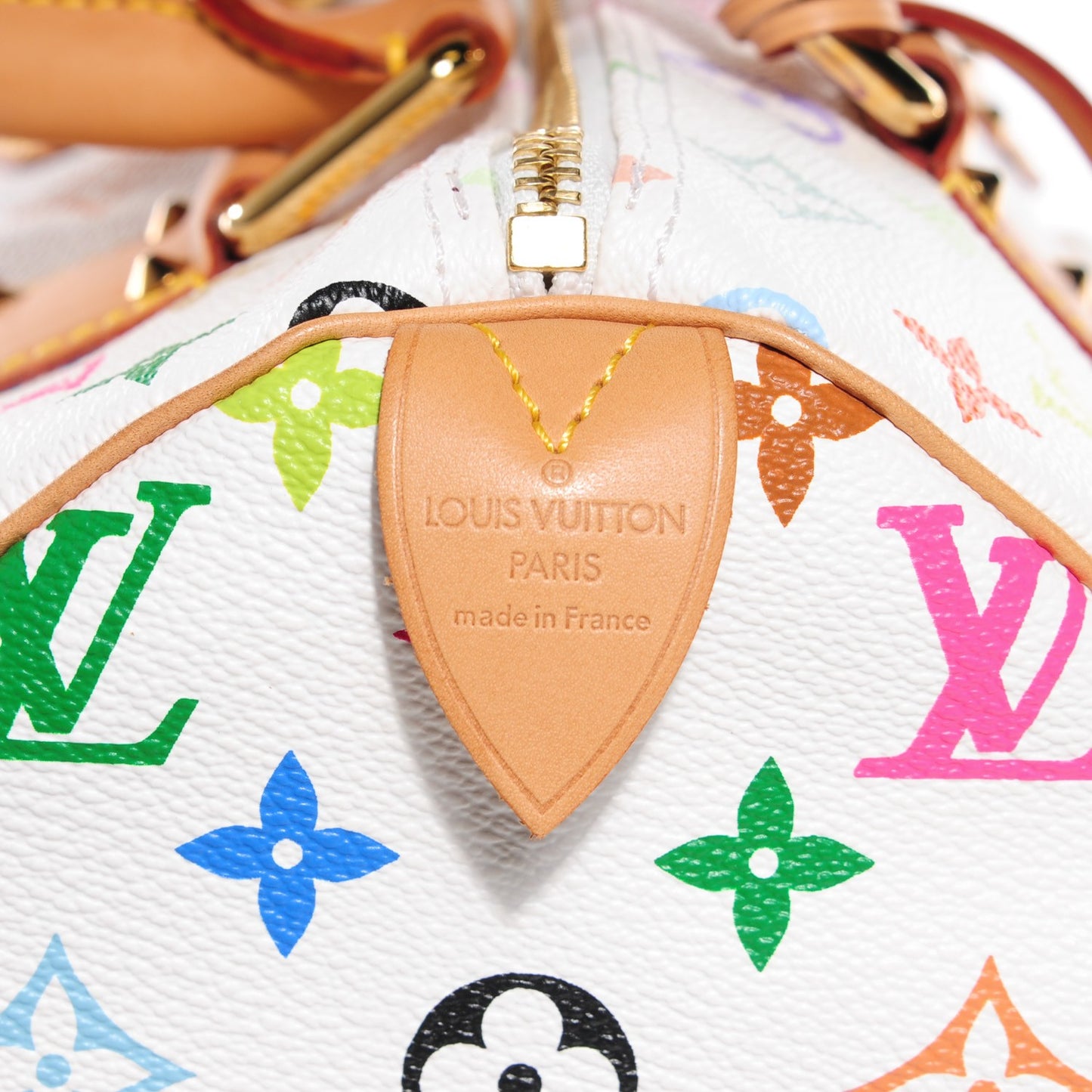 Monogram Multicolor Speedy 30 White