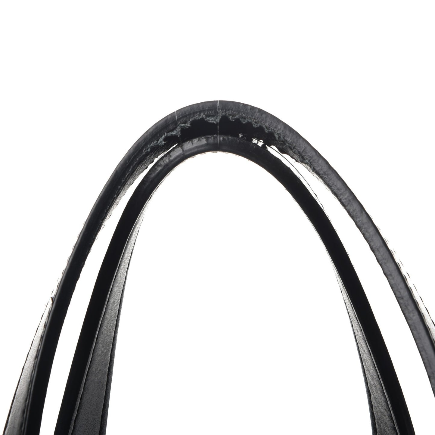 Calfskin Logo Debossed Medium Shopper Tote Black