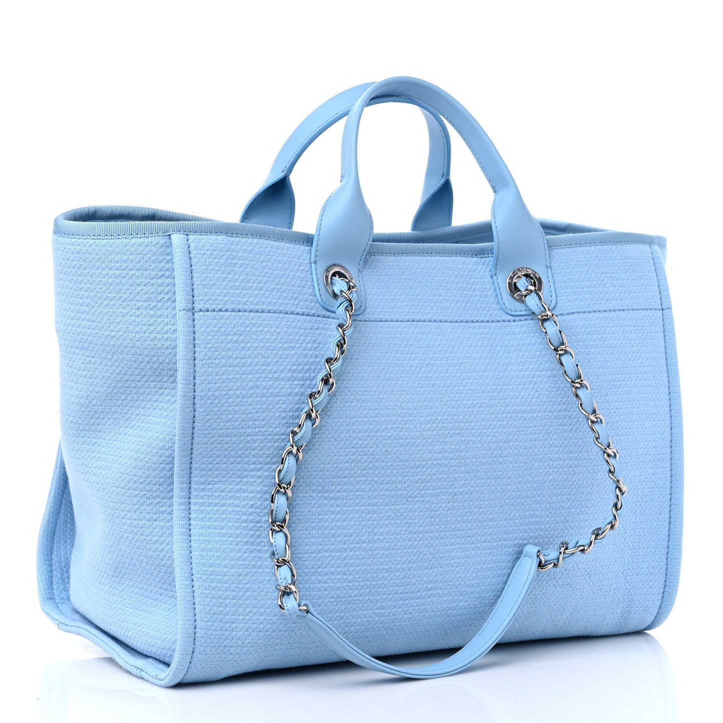 Mixed Fibers Medium Deauville Tote Light Blue