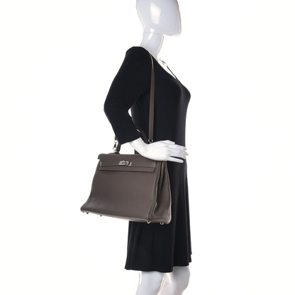 Hermes Togo Kelly Retourne 35 Chocolate 2 of 8
