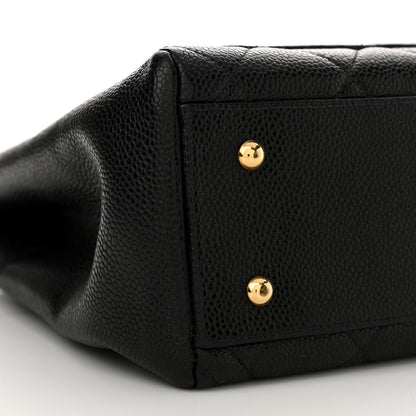 Chanel Caviar Quilted Zip Tote Black 11 of 14