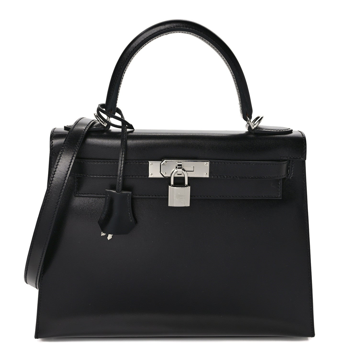 Hermes Box Kelly Sellier 28 Black 1 of 10