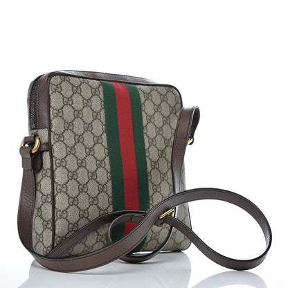 Gucci GG Supreme Monogram Web Small Ophidia Messenger Bag Brown 3 of 10