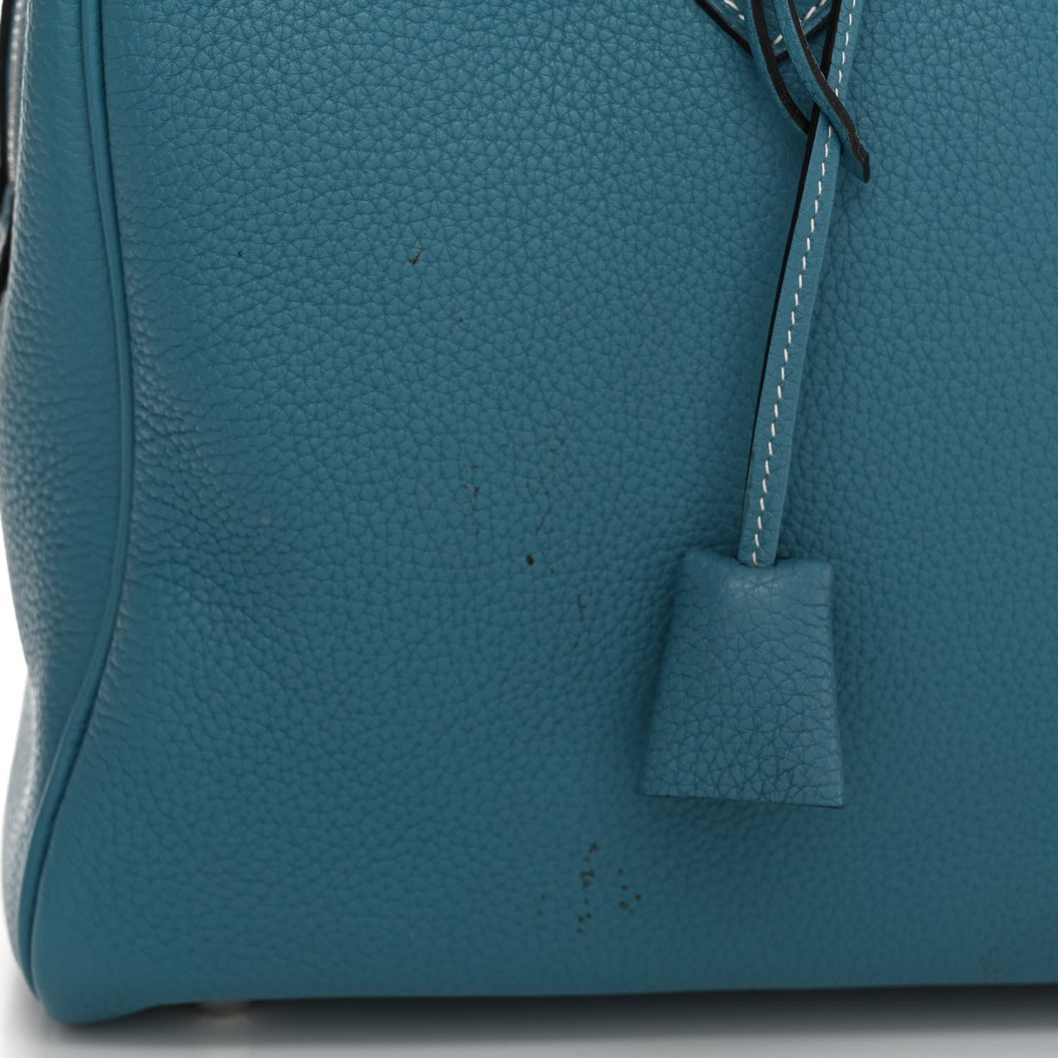 Hermes Taurillon Clemence Victoria II 35 Blue Jean 11 of 11