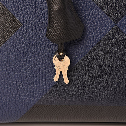Hermes Epsom Taurillon Clemence Chevre Mysore Horseshoe Kellygraphie Lettre X Kelly Sellier 28 Noir Bleu Indigo Bleu Saphir 32 of 36