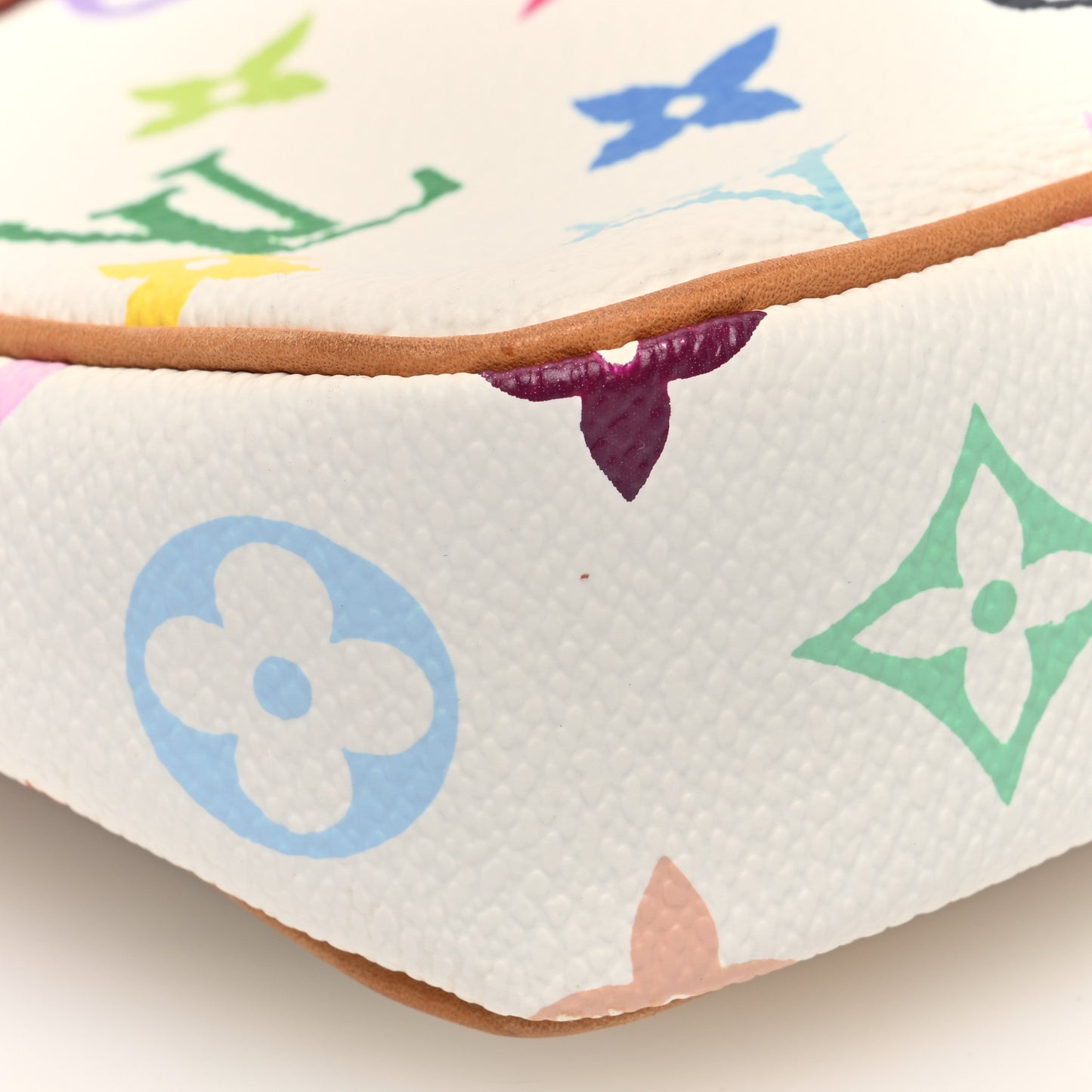 Monogram Multicolor Pochette Accessories White