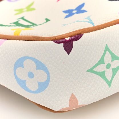 Louis Vuitton Monogram Multicolor Pochette Accessories White 8 of 9