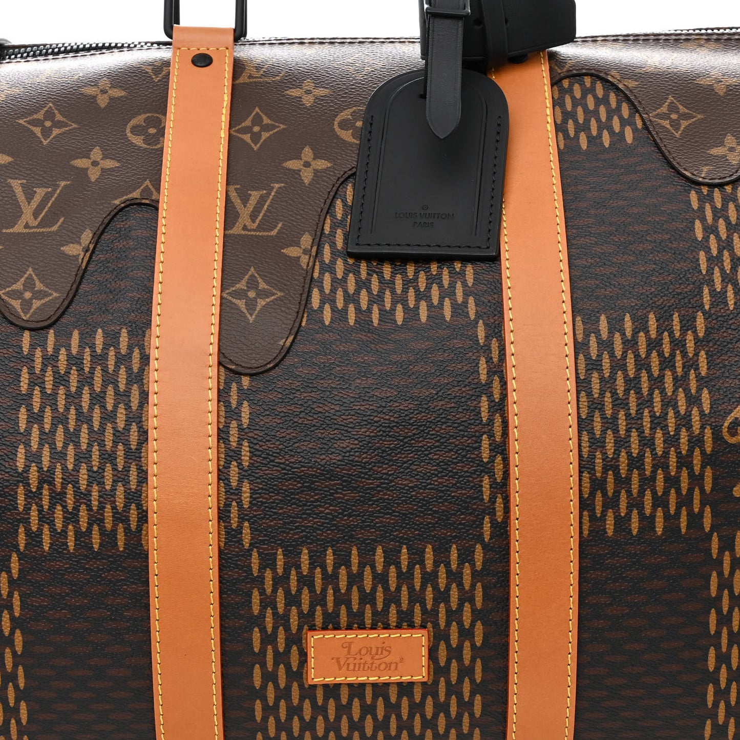 x Nigo Giant Damier Ebene Monogram Keepall Bandouliere 50