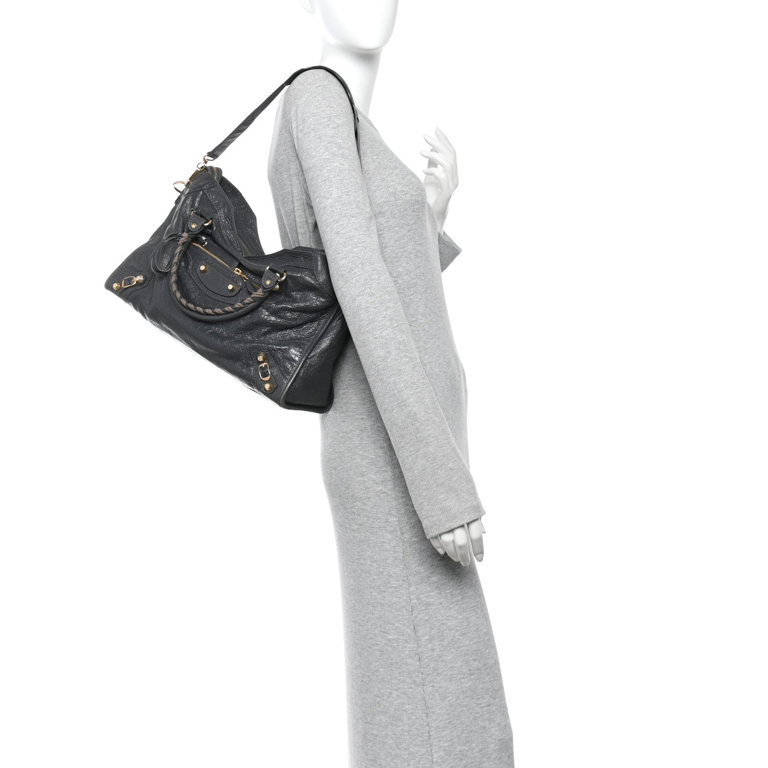 Balenciaga Agneau Giant 12 Gold Hardware City Gris Fossile 2 of 11