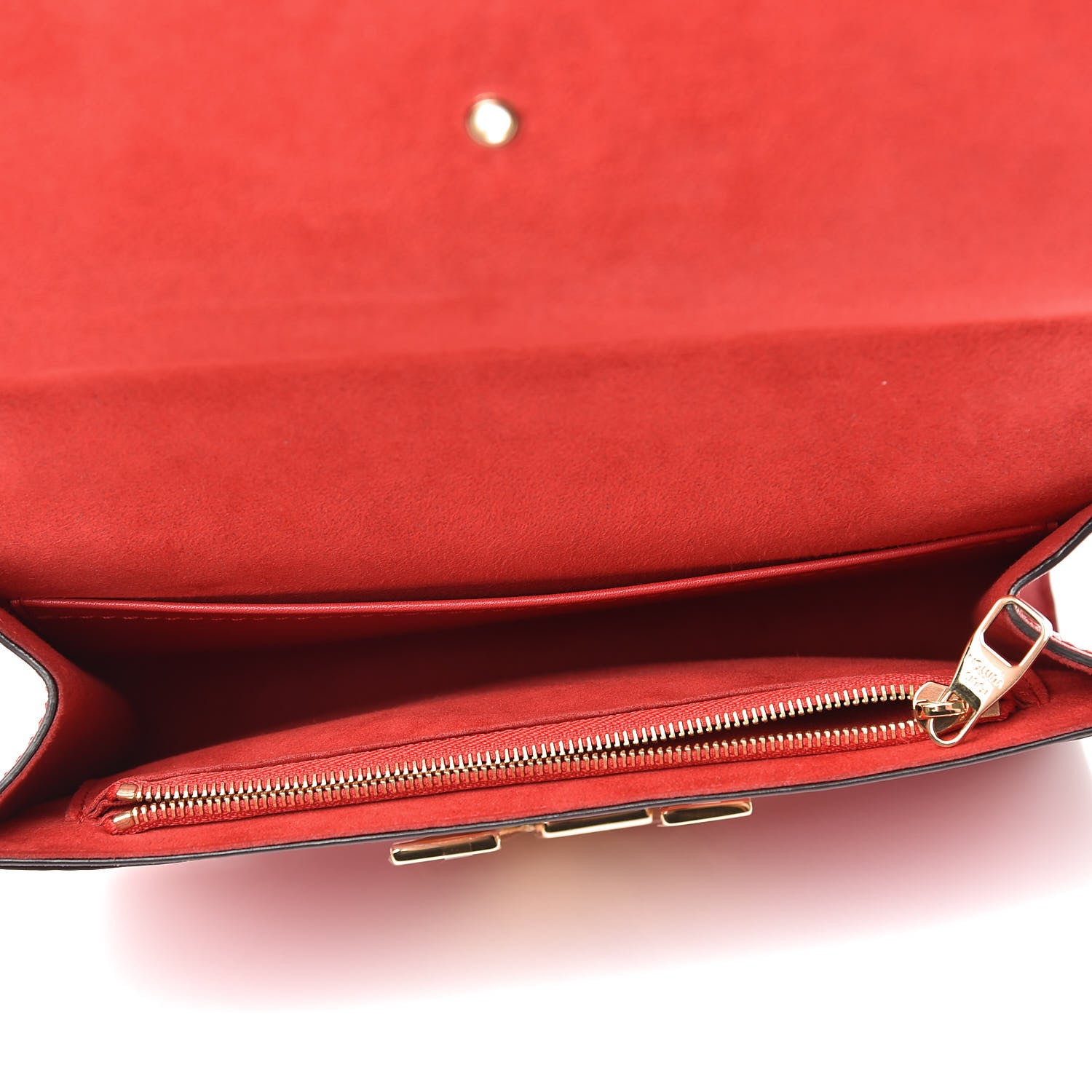 Louis Vuitton Calfskin Chain Louise GM Framboise 5 of 12