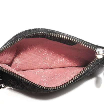 Stella McCartney Faux Leather Shaggy Deer Falabella Coin Purse Black 10 of 10