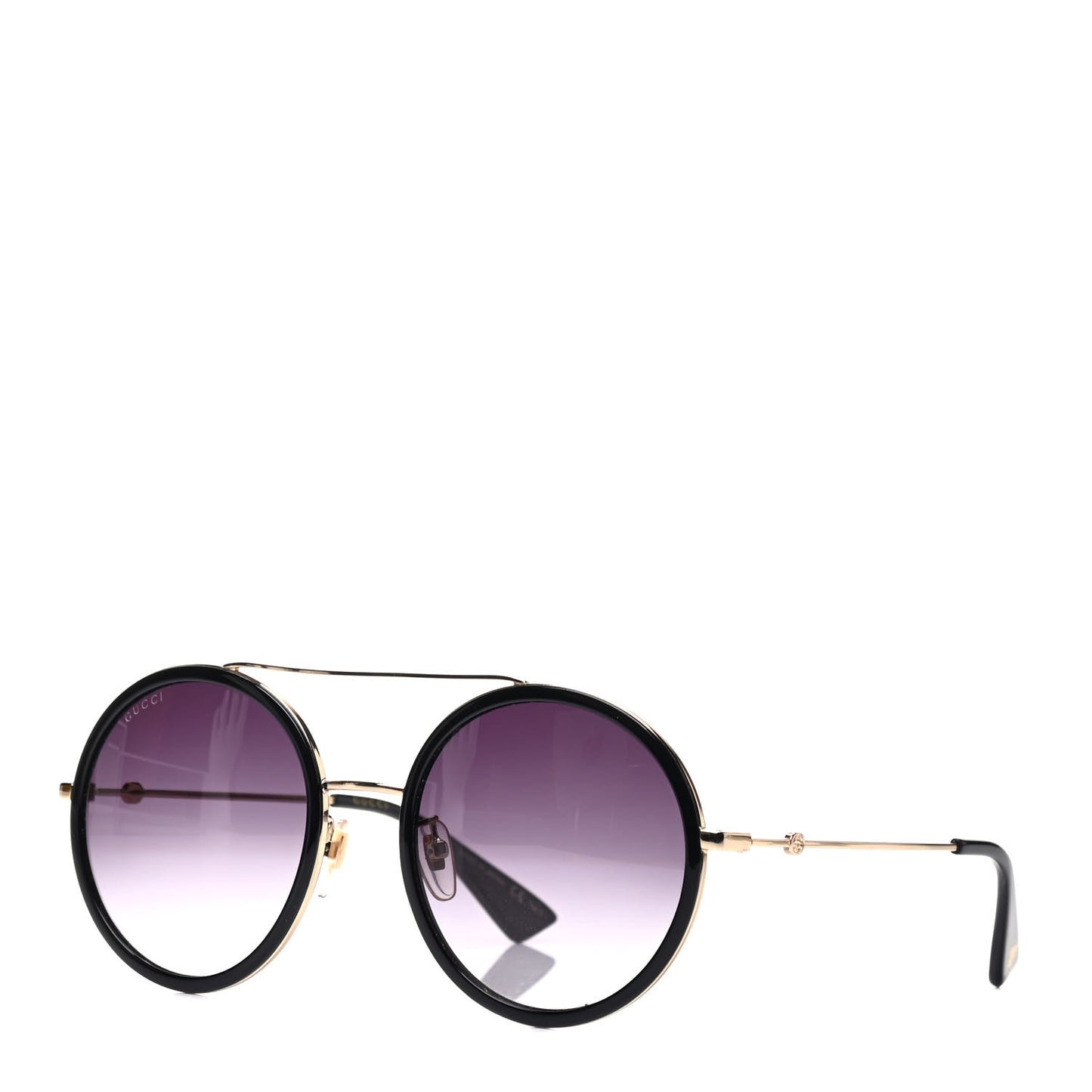 Metal Round Frame Sunglasses GG0061S Black