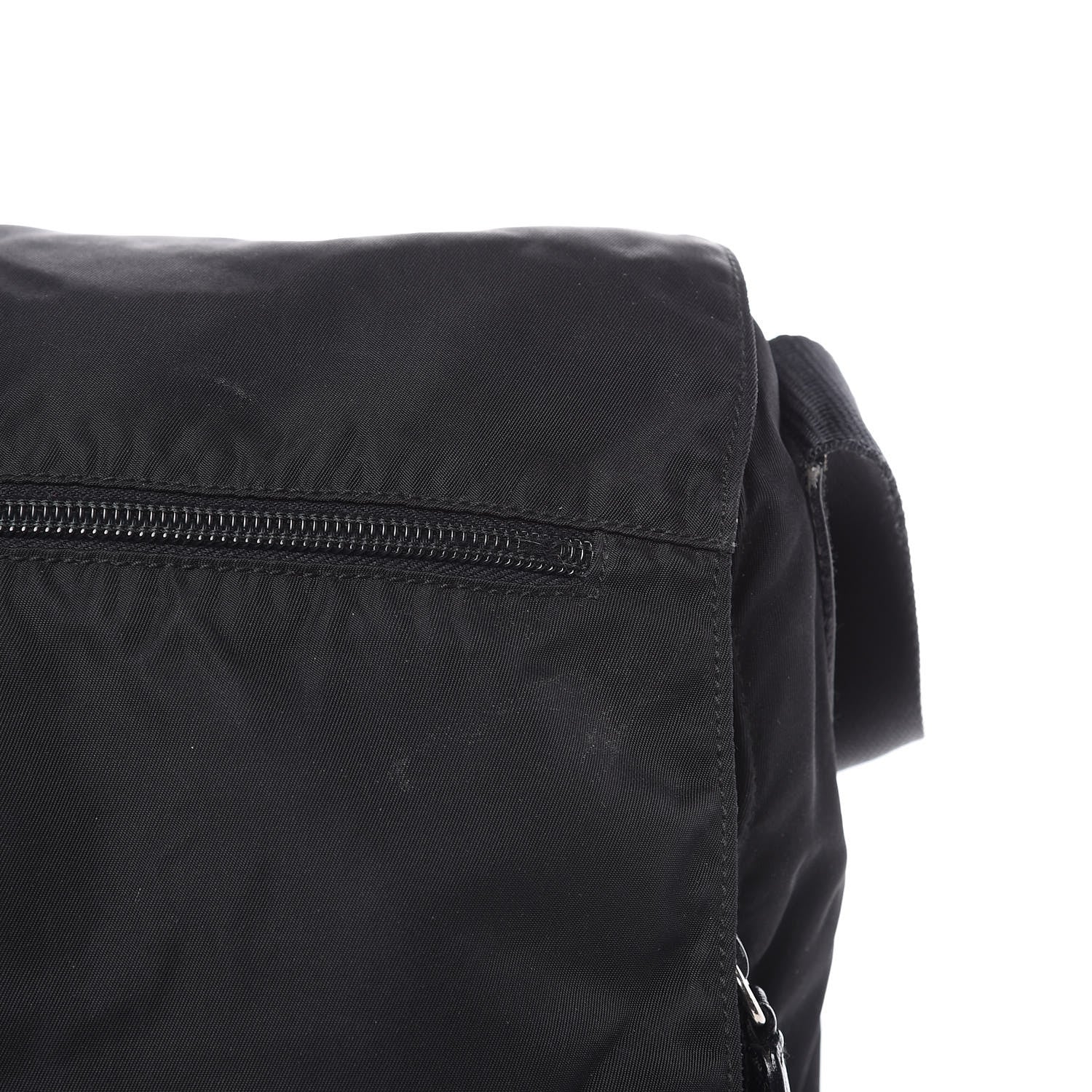 Prada Nylon Vela Messenger Bag Black 17 of 17