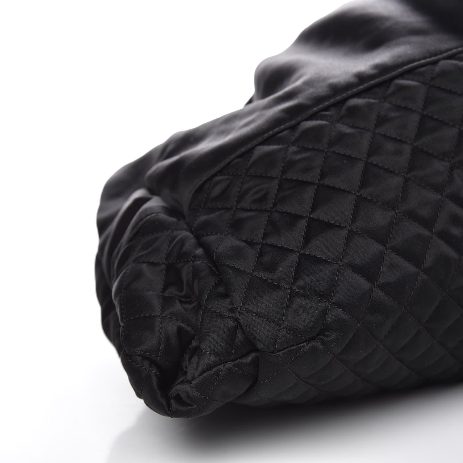 Chanel Satin Melrose Hobo Black 11 of 13