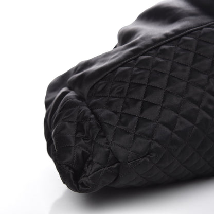 Chanel Satin Melrose Hobo Black 11 of 13