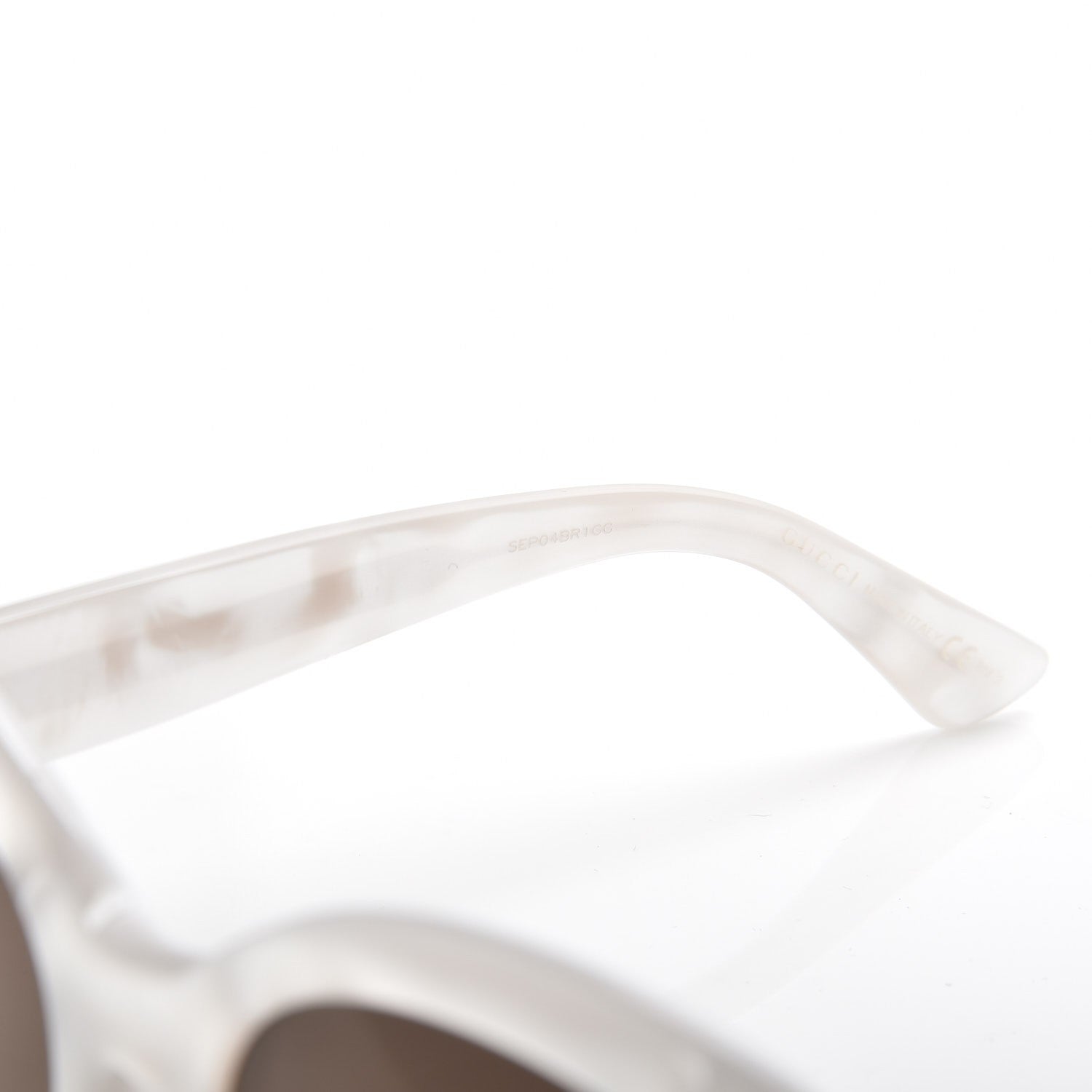 Gucci Acetate Round Sunglasses GG3829 F/S White 4 of 8
