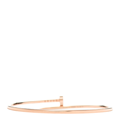 Cartier 18K Pink Gold Small Juste Un Clou Bracelet 19 3 of 5