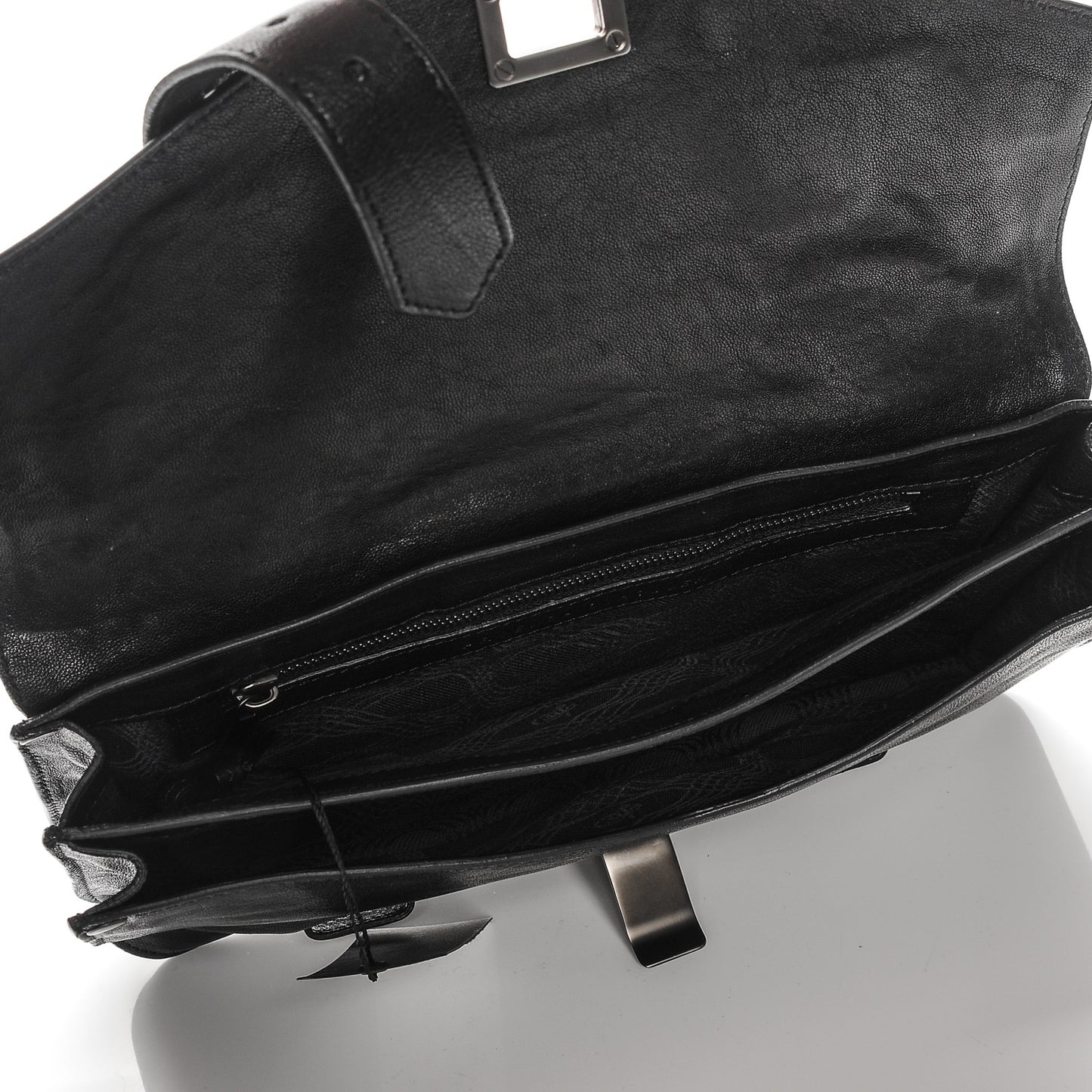 Lambskin PS1 Pochette Clutch Black