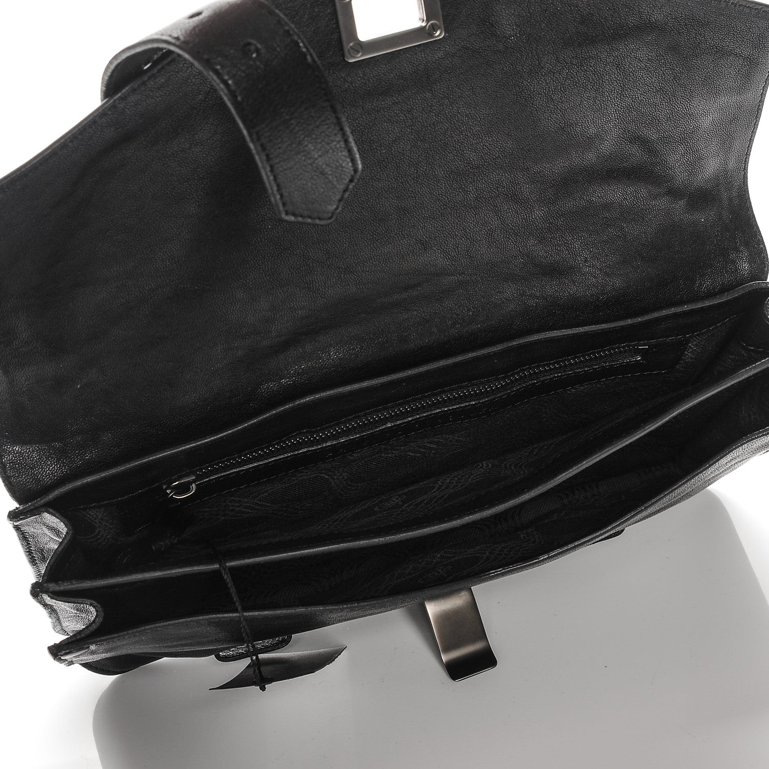Proenza Schouler Lambskin PS1 Pochette Clutch Black 5 of 7