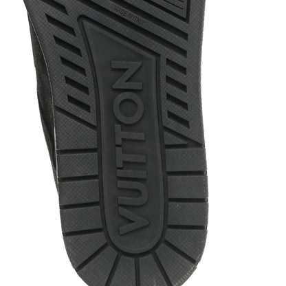 Louis Vuitton Suede Mens LV Trainer Sneakers 9 Black 11 of 15