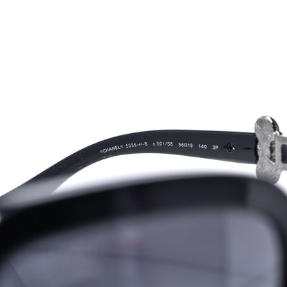 Chanel Pearl Crystal Bijoux Polarized Sunglasses 5335-B-A Black 5 of 8