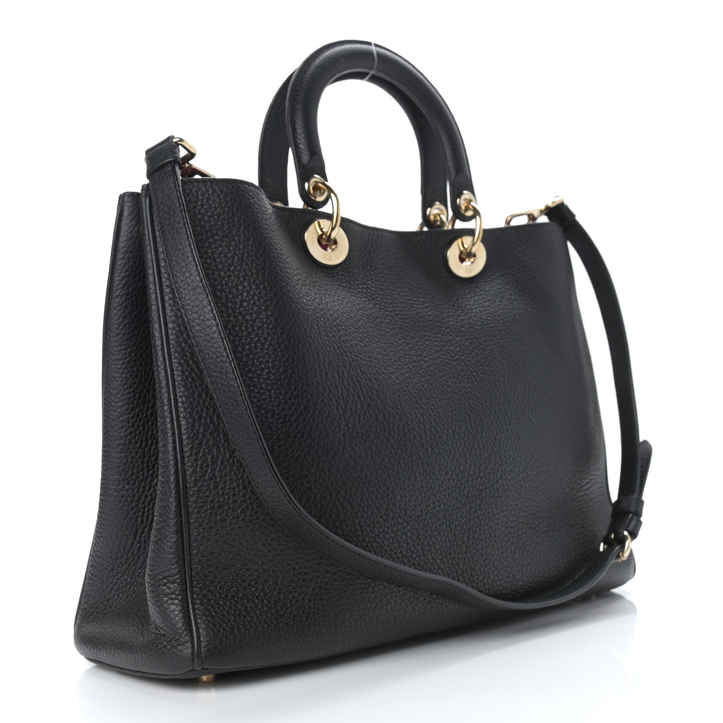Bullcalf Large Diorissimo Tote Black Rose Indien