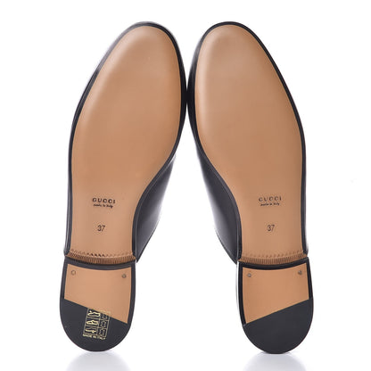 Gucci Calfskin Womens Princetown Slippers 37 Black 5 of 9