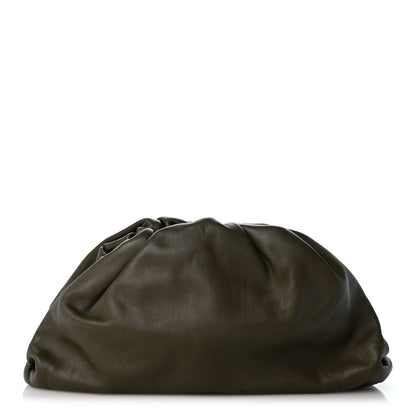 Bottega Veneta Smooth Butter Calf The Pouch Oversized Clutch Mud 1 of 9