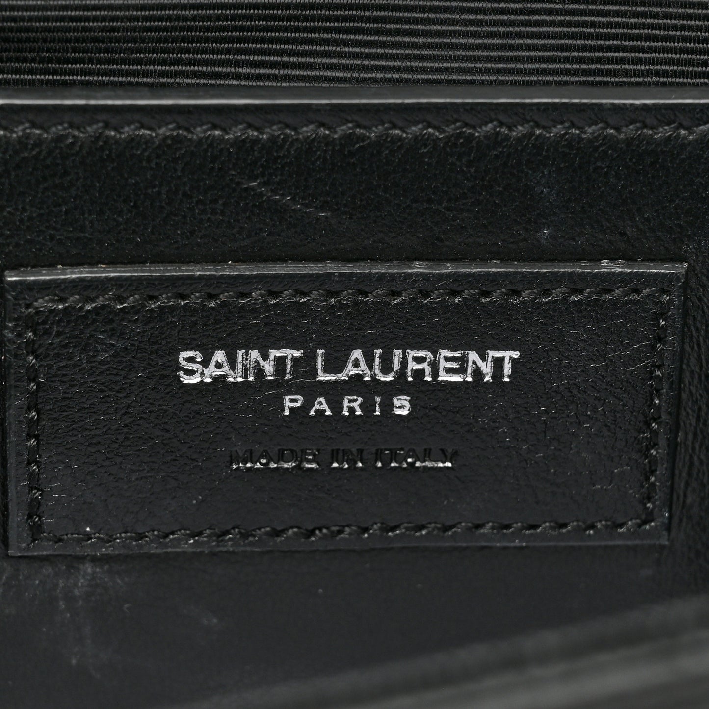Grain De Poudre Classic Monogram Kate Clutch Black