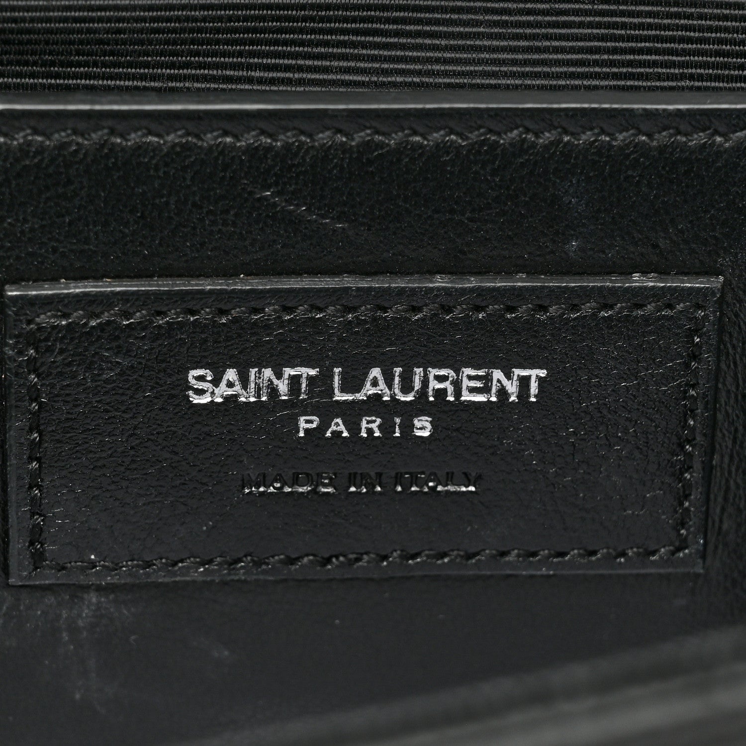 Saint Laurent Grain De Poudre Classic Monogram Kate Clutch Black 6 of 8