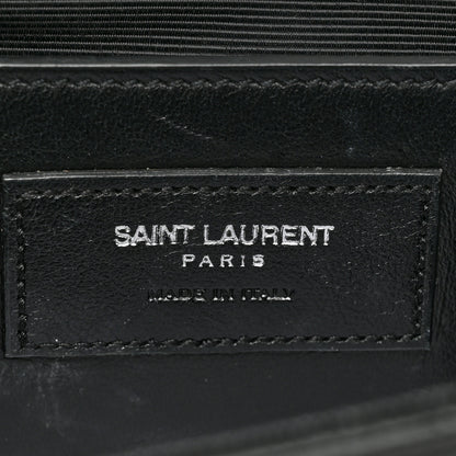 Saint Laurent Grain De Poudre Classic Monogram Kate Clutch Black 6 of 8