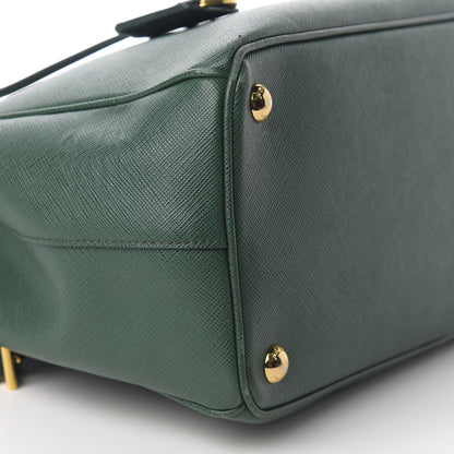 Prada Saffiano Medium Galleria Double Zip Tote Biliardo 6 of 9