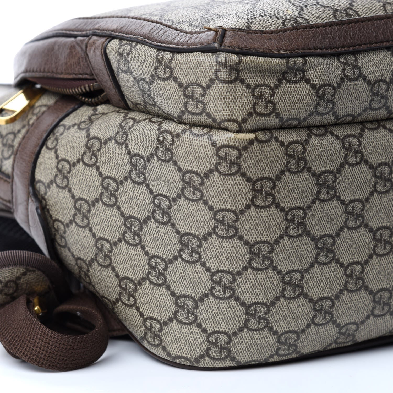 Gucci GG Supreme Monogram Medium Ophidia Day Backpack Brown 8 of 11