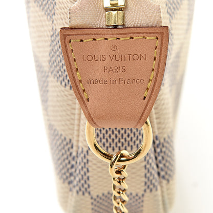 Louis Vuitton Damier Azur Mini Pochette Accessories 6 of 8