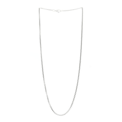 David Yurman Sterling Silver 2.5mm Box Chain Necklace 22" 2 of 4