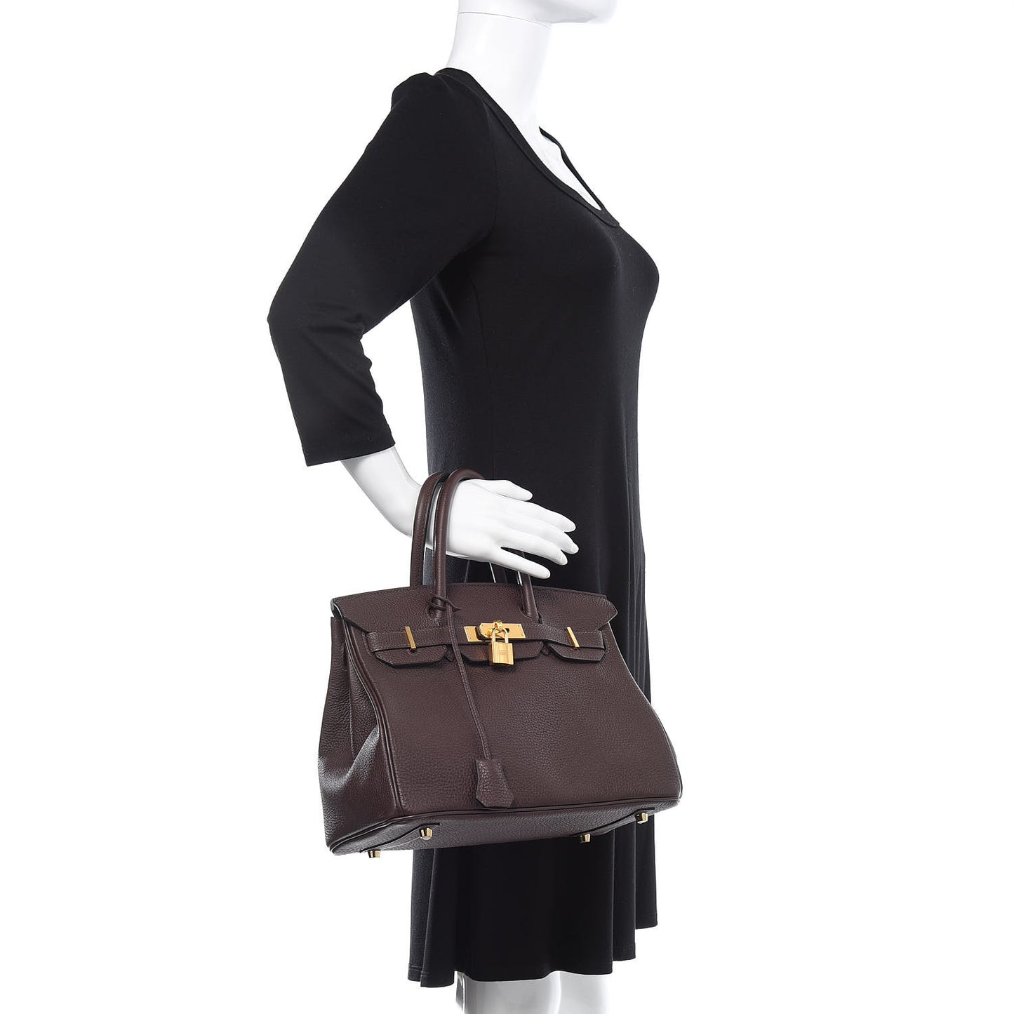 Togo Birkin 30 Chocolate