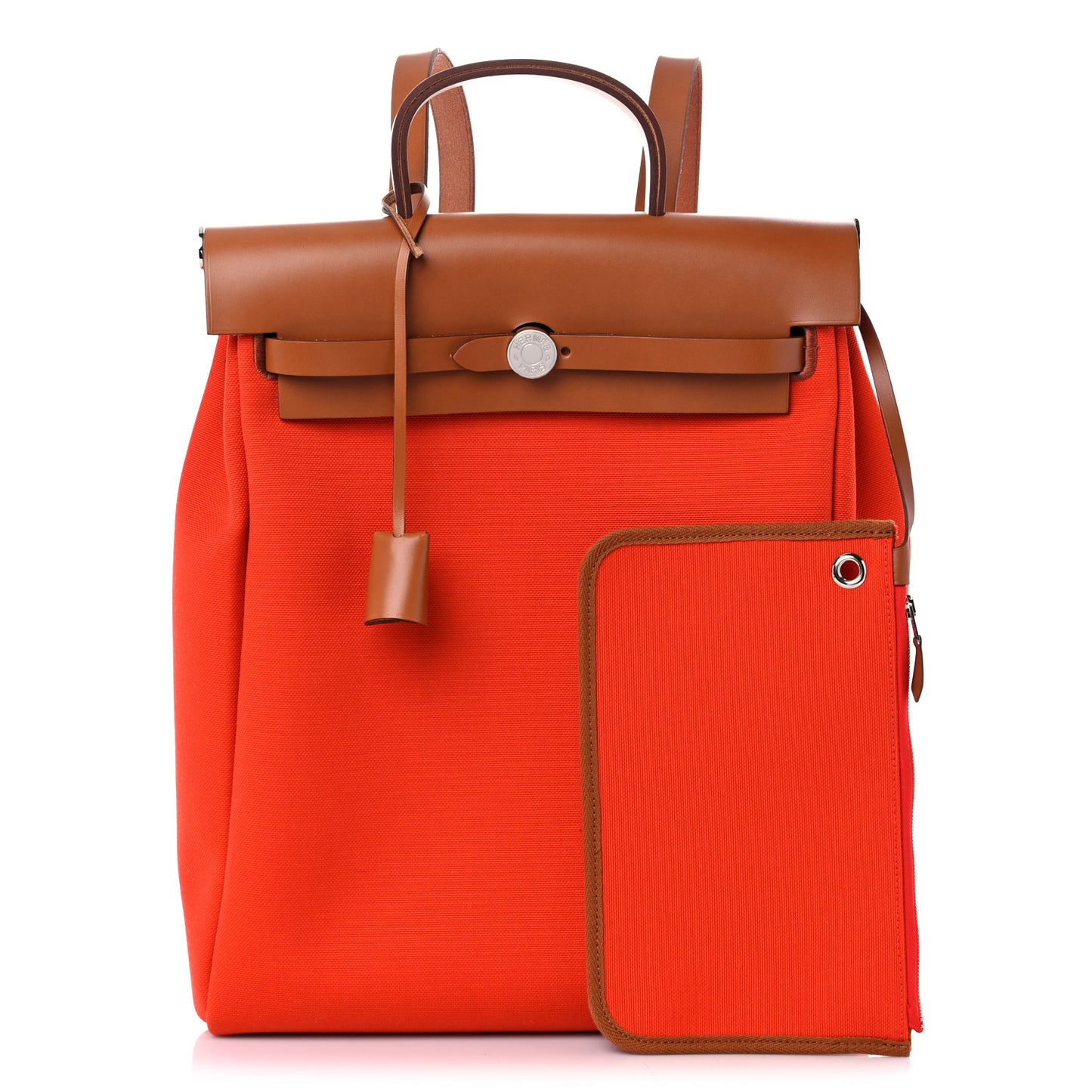 Military Toile Vache Hunter Herbag a Dos Zip Retourne Backpack Orange Mecano Fauve