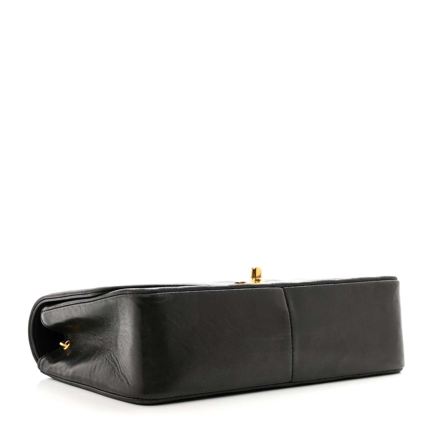 Chanel Lambskin Quilted Medium Single Flap Black 4 of 10