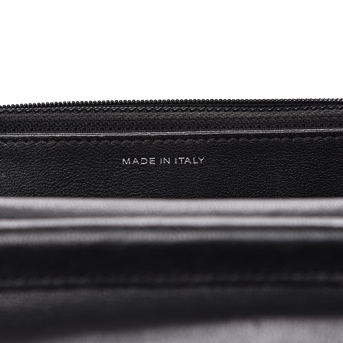 Sheepskin Chevron Reissue Wallet On Chain WOC So Black
