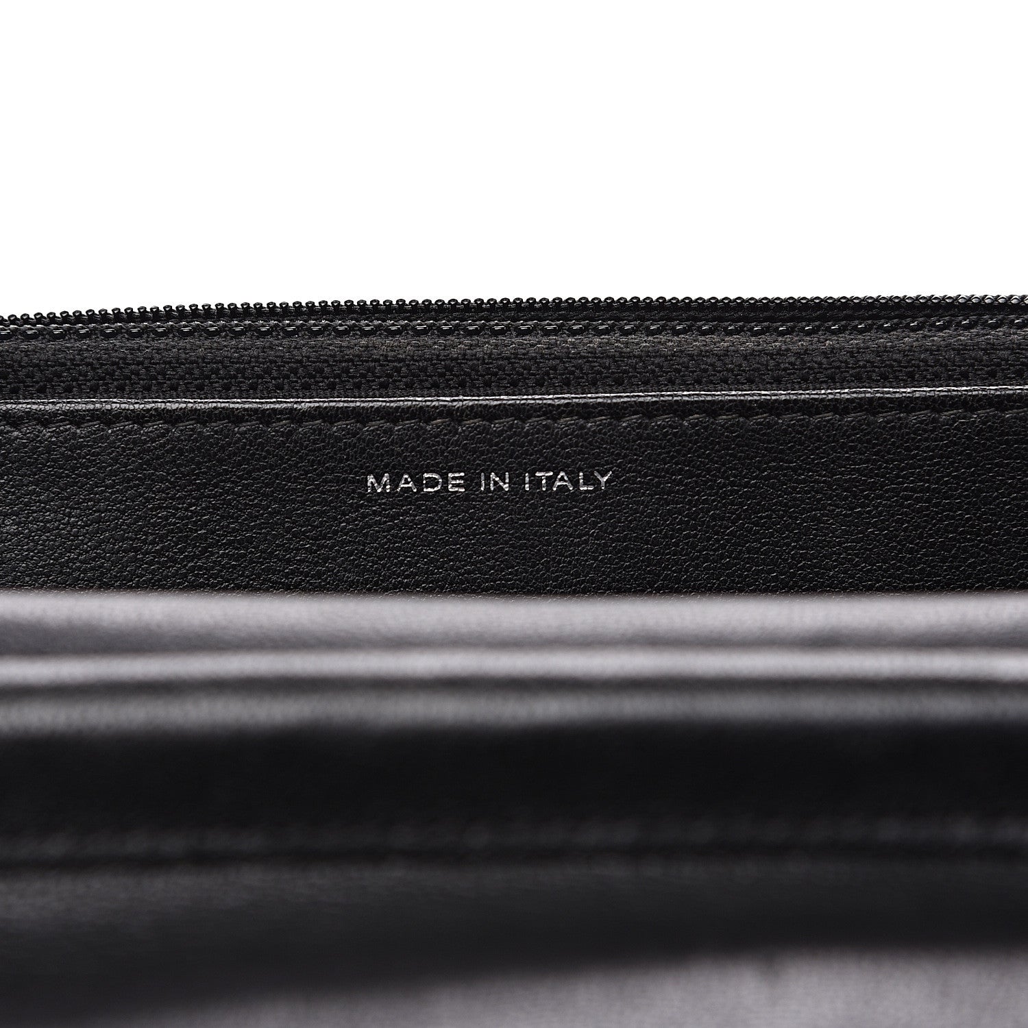 Chanel Sheepskin Chevron Reissue Wallet On Chain WOC So Black 6 of 14