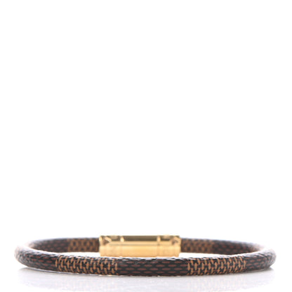 Louis Vuitton Damier Ebene Keep It Bracelet 19 3 of 4