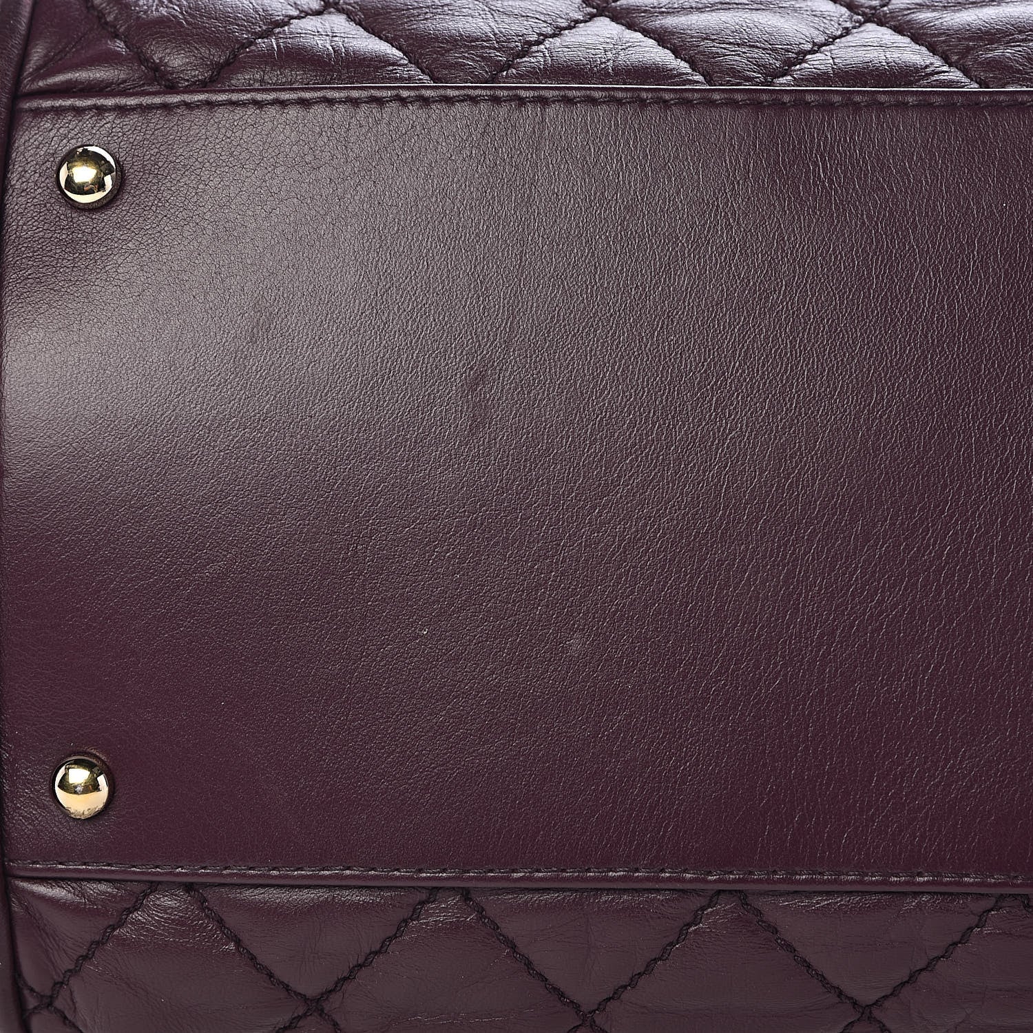 Chanel Lambskin Lady Braid Bowler Purple 10 of 11