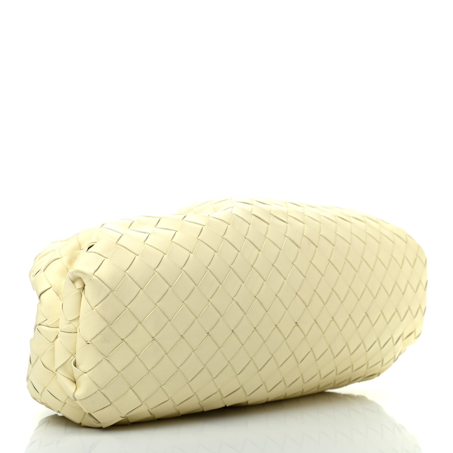 Nappa Maxi Intrecciato The Pouch Oversized Clutch Ice Cream