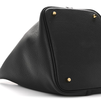 Hermes Taurillon Clemence Picotin Lock 22 MM Black 9 of 10