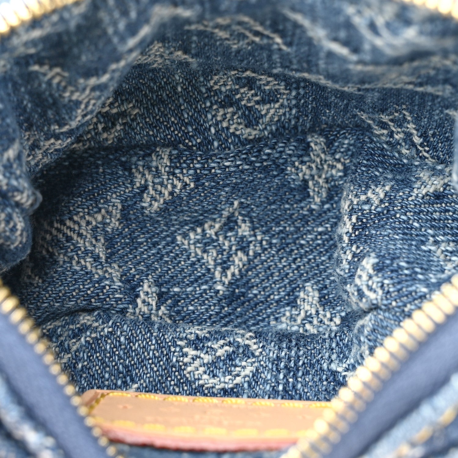 Louis Vuitton Monogram Denim Croissant MM Blue 7 of 14