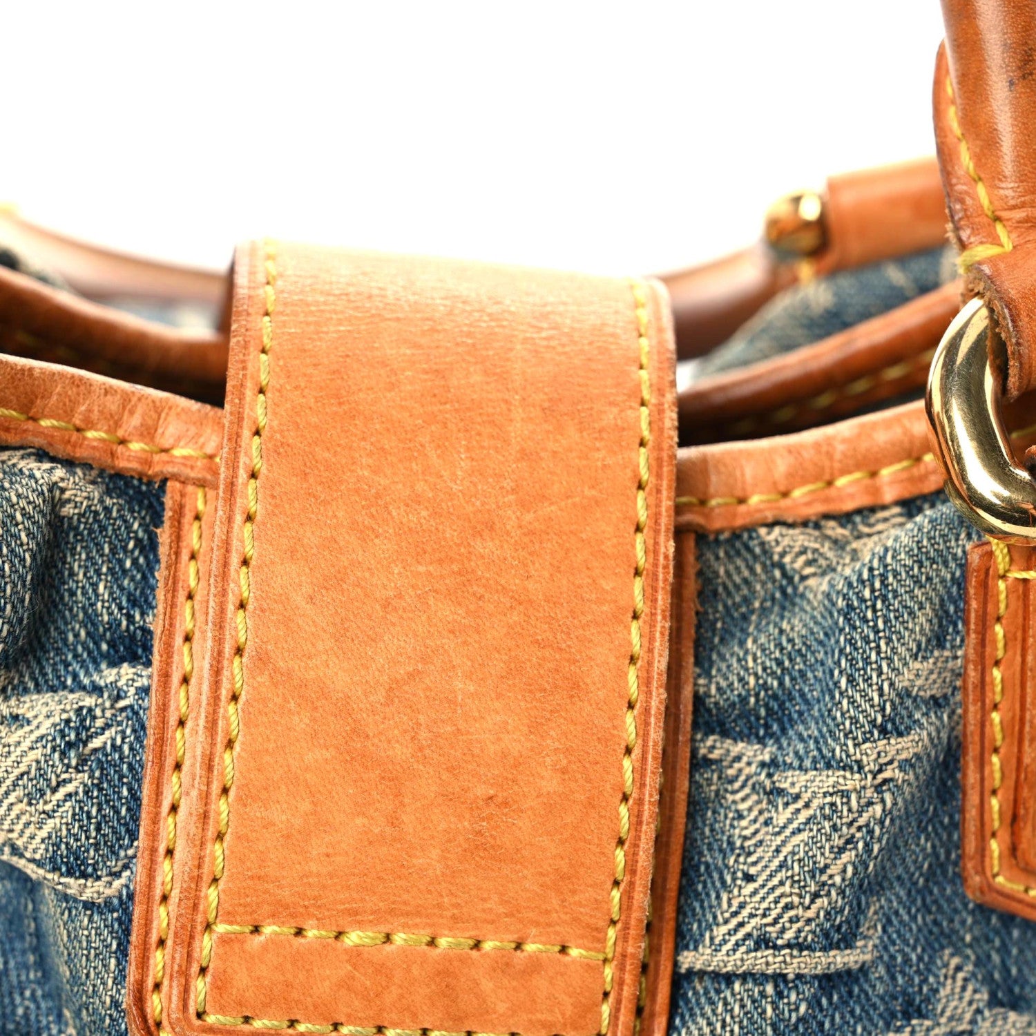 Louis Vuitton Monogram Denim Pleaty Blue 20 of 25